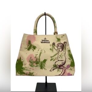 Vivienne Westwood limited edition Boudoir Cherub canvas tote bag
